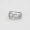 Bague 49 Bague or gris et diamants 58 Facettes GU67