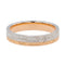 Bague 56 Bague Alliance Or blanc 58 Facettes 3079844CN