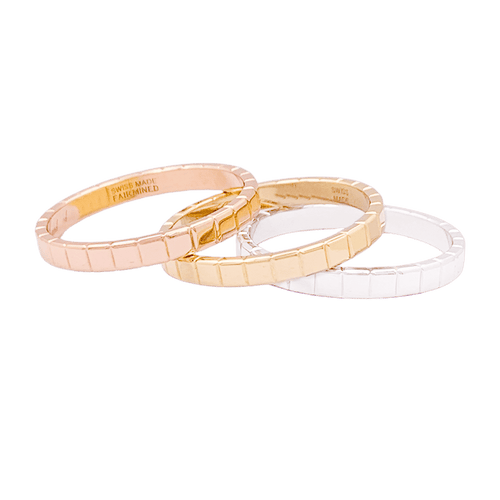 Bague 54 Bague Chopard "Ice Cube" or jaune. 58 Facettes 34153