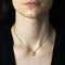 Collier Croix grecque or jaune ciselé 58 Facettes 24-327