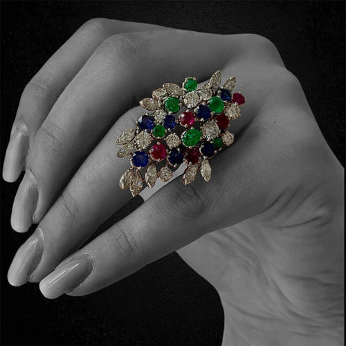 Bague "I colori della vita", Nostra Creazione 58 Facettes