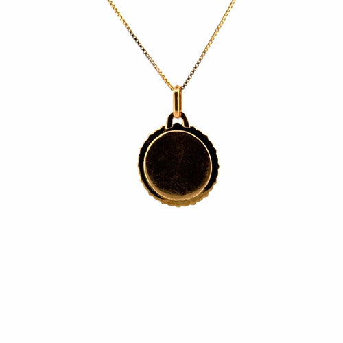 Pendentif Médaille Amour Or jaune et diamant 58 Facettes 2-F1PE-GS36247