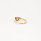 Bague Bague solitaire or rose saphir violet 58 Facettes LP703