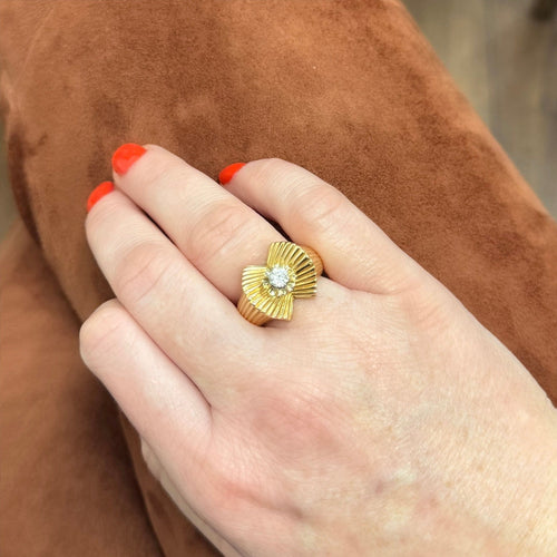 Bague 56 Bague tank papillon 58 Facettes REF2567-335