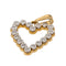 Pendentif Pendentif Coeur Or jaune Diamant 58 Facettes 2962331CN