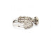 Bague 52 Bague de fiançailles en or blanc et diamants 58 Facettes