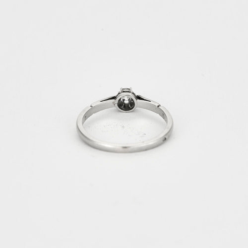 Bague Bague or blanc diamant 58 Facettes