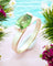 Bague 53.5 Bague Péridot en solitaire Or Jaune 18 K 58 Facettes AA 1667
