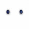 Boucles d'oreilles Vintage Sapphire Diamond Gold Cluster Stud Earrings 58 Facettes