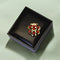 BULGARI Clips de revers Rétro en or jaune et corail 58 Facettes