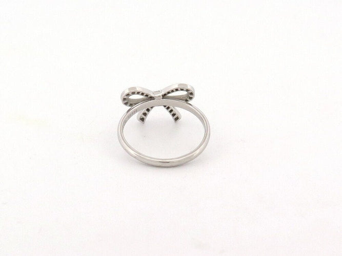 Bague 53 bague TIFFANY & CO noeud platine 950 diamants 58 Facettes 260905