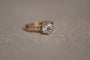 Bague 53 Yellow gold old european diamond ring 58 Facettes