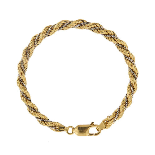 Bracelet Bracelet maille corde 58 Facettes 35510