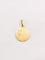 Pendentif AUGIS - Médaille amour ronde or jaune diamant rubis 58 Facettes J455