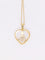 Pendentif Médaille amour Augis cœur en verre or et rubis, Plus qu’hier moins que demain 58 Facettes 922