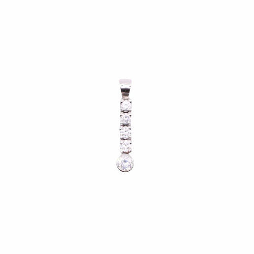 Pendentif Pendentif articulé Or blanc et 5 Diamants 58 Facettes
