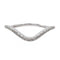 Bague 49 Bague Alliance Or blanc Diamant 58 Facettes 3001781CN