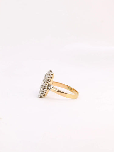 Bague 46 Bague marquise ancienne diamants taille rose 58 Facettes J313
