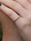 Bague 51 Demi-Alliance américaine en or jaune et diamants 0,5 ct 58 Facettes J115