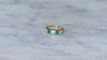 Bague Bague Jarretière Emeraudes et Diamants Or Jaune 58 Facettes