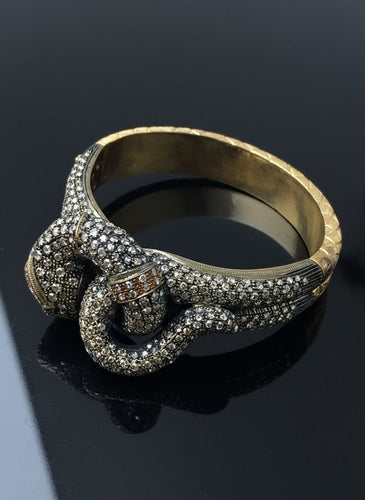 Bracelet Bracciale "a Serpente", Tardo '800 58 Facettes