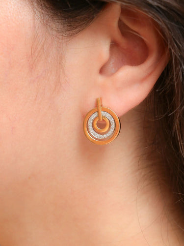 Boucles d'oreilles Boucles d'oreilles vintage or diamants 58 Facettes J444