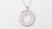 Collier Collier pendentif étoile de David en or blanc et diamants 58 Facettes 27387