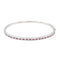 Bracelet Bracelet Jonc Or blanc Rubis 58 Facettes 3350860CN