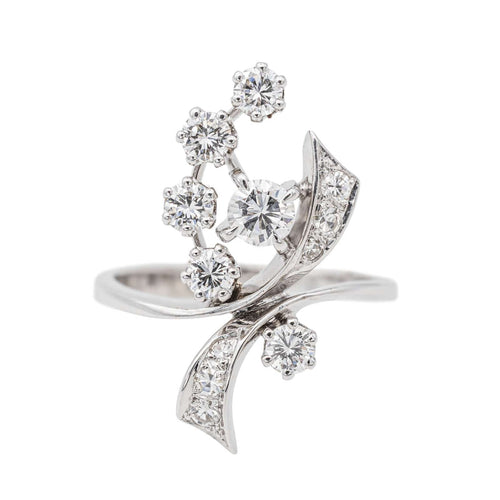 Bague 50 Bague Or blanc Diamant 58 Facettes 3704302CN