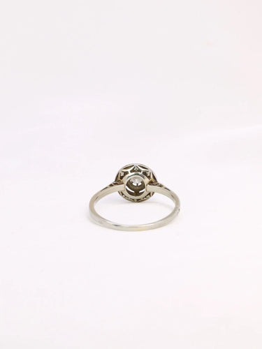 Bague 58 Bague Belle  Époque diamants taille ancienne 0,15 ct 58 Facettes J323