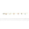 Bracelet Bracelet or jaune avec breloques en émail 58 Facettes 34594