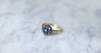 Bague Bague ancienne saphirs et diamants sur or rose 58 Facettes