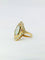 Bague marquise or jaune opale diamants