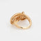 Bague 54 Bague Serpent Vintage Or Jaune Grand Serpent Enroulé 58 Facettes G13428