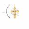 Pendentif Pendentif Croix Or Jaune 18k 58 Facettes 3-PED1-GS37602