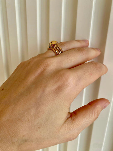 Bague 53 CARTIER - Bague Trinité Panthère en Or 58 Facettes