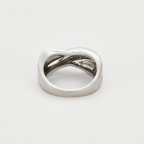Bague 54 MAUBOUSSIN - En Corps et Encore - Bague or blanc, nacre et diamants 58 Facettes RAM2639