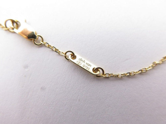 Collier collier DINH VAN seventies or jaune 58 Facettes 259887