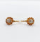 Boucles d'oreilles Dormeuses victorienne or roses 18k et 0,60 carats diamants tailles ancienne(circa 1890) 58 Facettes A05775
