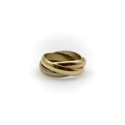 Bague 49 CARTIER - Bague Trinity Tricolore Les Must de Cartier 58 Facettes A1000G