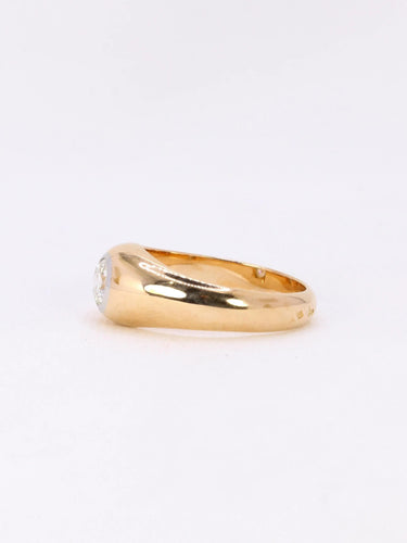 Bague 60 Bague jonc vintage or jaune diamant 58 Facettes 1087.26