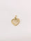 Pendentif Pendentif coeur or jaune diamant 58 Facettes J468