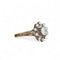 Bague 51 Bague marguerite en or blanc diamant 0.50ct 58 Facettes 372