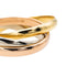Bague 57 Cartier Bague Alliance Trinity Or rose 58 Facettes 3123541CN