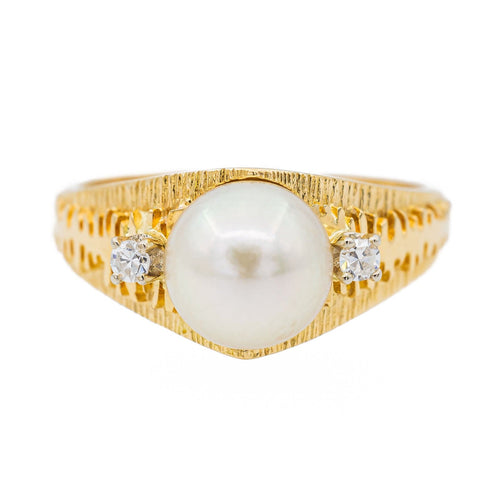 Bague 50 Bague Perle Or jaune Perle 58 Facettes 3132900RV