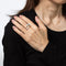 Bague Bague Melissa Kaye en or jaune 18 carats avec diamant 1 carat et émail, bijouterie fine 58 Facettes G14021