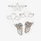 Boucles d'oreilles Clips convertibles vintage en platine et diamants français des années 1950 58 Facettes 22707