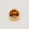 Bague 47 Bague boule or jaune et rubis de synthèse 58 Facettes PAL3224