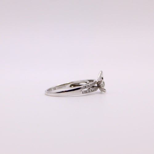 Bague 53 Bague MAUBOUSSIN "Moi aimer Toi" or blanc et diamants 58 Facettes