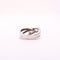 Bague Bague trilogie de diamants  sertis sur or blanc 58 Facettes